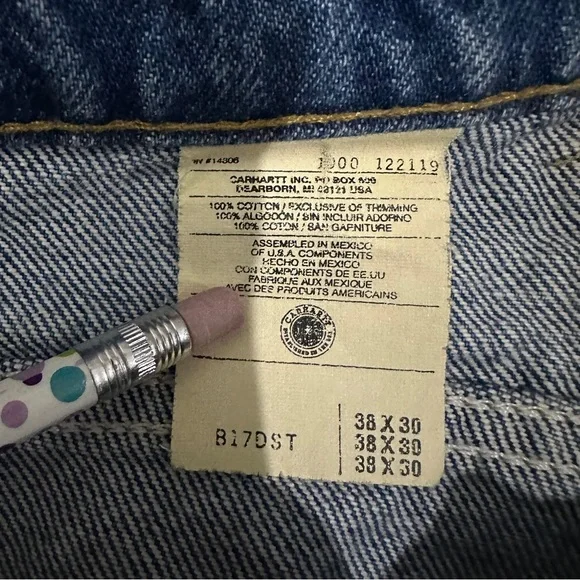 Carhartt Vintage Pants Size 38X30